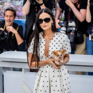 ÕL CANNES'IS | GALERII | DAAM KOERAKESEGA! Demi Moore võttis filmifestivalile kaasa koera