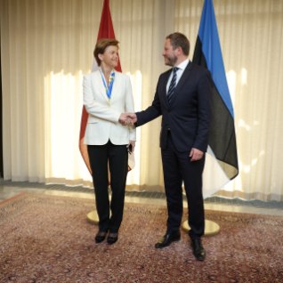 FOTOD | Eestit külastab Läti uus välisminister Baiba Braže