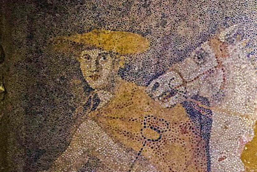FOTOD: Kreeka suurimast muistsest matmispaigast leiti kaunis mosaiik