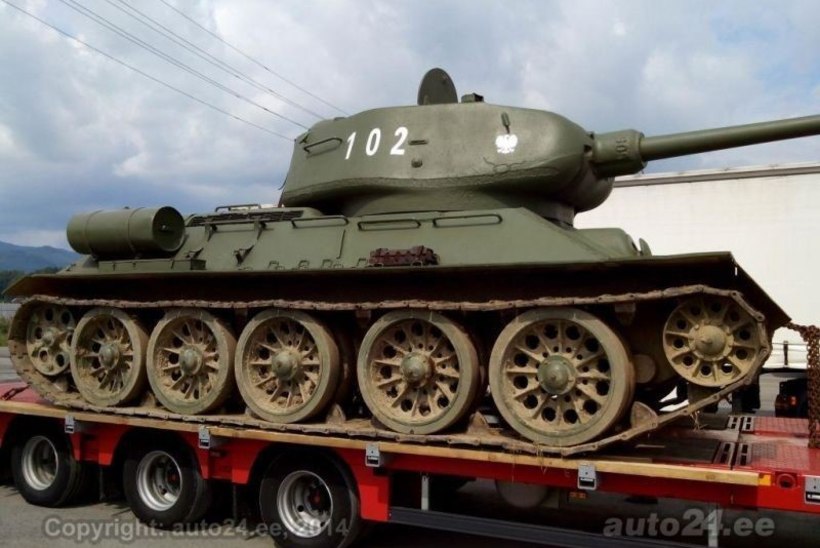 Vene tank kipub Eestisse