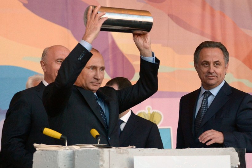 PILTUUDIS: Putin pani jalgpalli MMile nurgakivi
