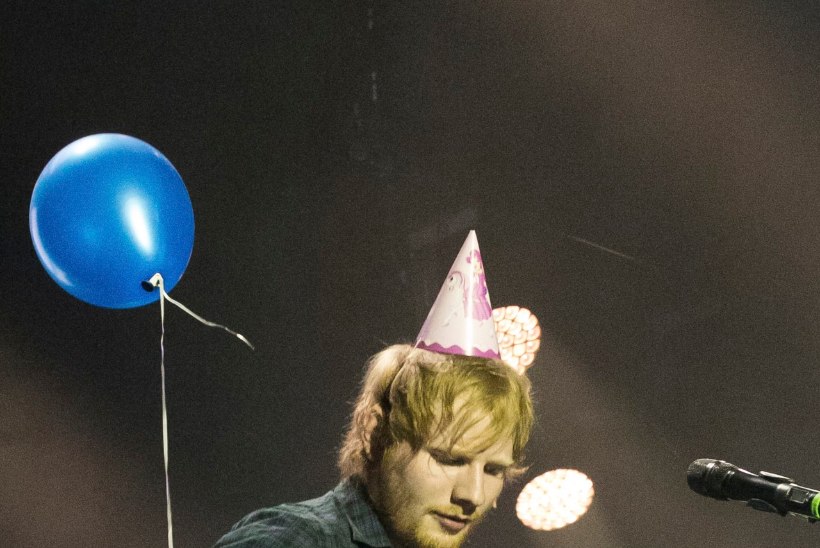 Ed Sheeran tähistas eile oma sünnipäeva Tallinnas kontserdiga