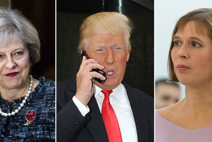 Briti satiiriportaal: Donald Trump küsis Theresa May'lt Eesti presidendi telefoninumbrit