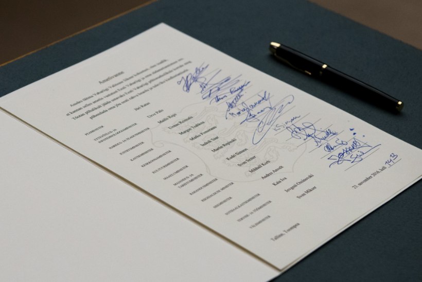 Allkirjad kõnelevad: mis iseloom on Jüri Ratase valitsuse ministritel?