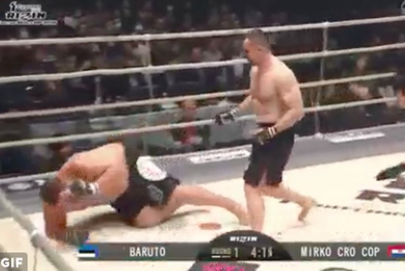 Baruto kaotas MMA-matši vähem kui minutiga