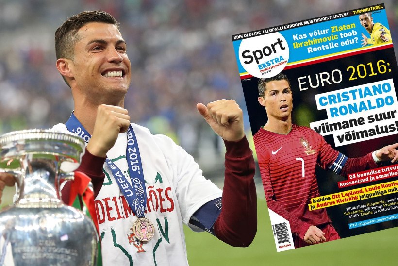 TÄISMAHUS! "Ronaldost õhkub enesekindlust, mitte ülbust." Õhtulehe jalgpalliajakirja kaanelugu Cristiano Ronaldost!