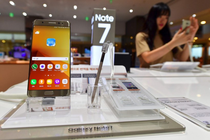 Samsung kutsub Galaxi Note 7 tagasi, kuna nende akud plahvatavad