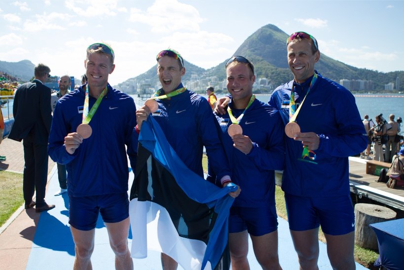 EOK tunnustab rahalise preemiaga Rio olümpial pronksmedali võitnud Eesti neljapaadi võistkonda