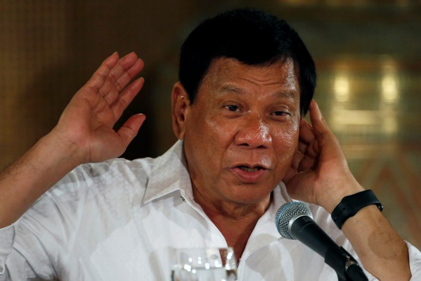 Filipiinide president rahvusvahelist kohut ei karda