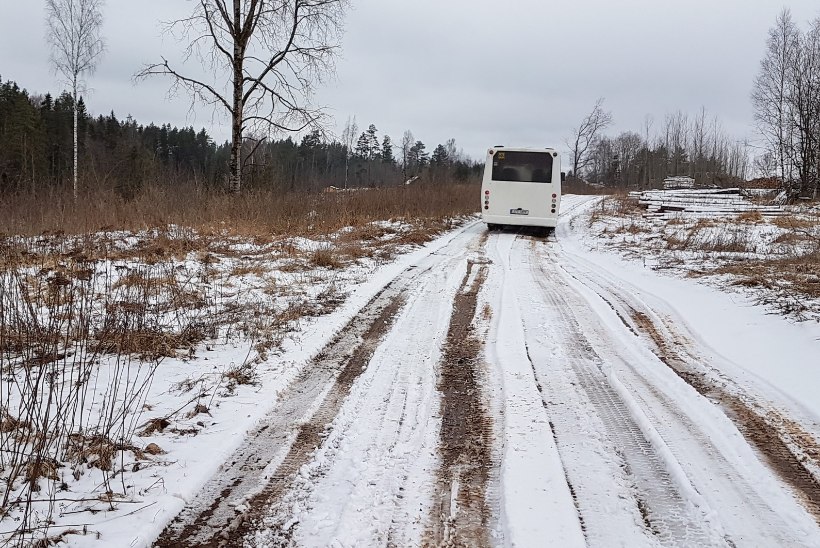 Külateed on muutunud mülkaks: lapsed ei pääse isegi koolibussile