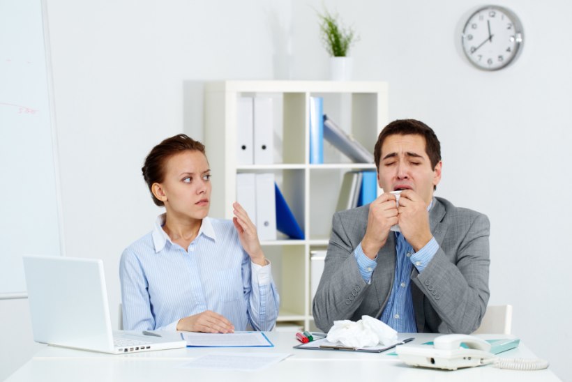 NALJA POLE: gripiviirus levib ka haigega sama õhku hingates