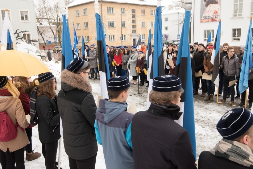  GALERII | Gümnasistid tähistasid Tartu rahu aastapäeva