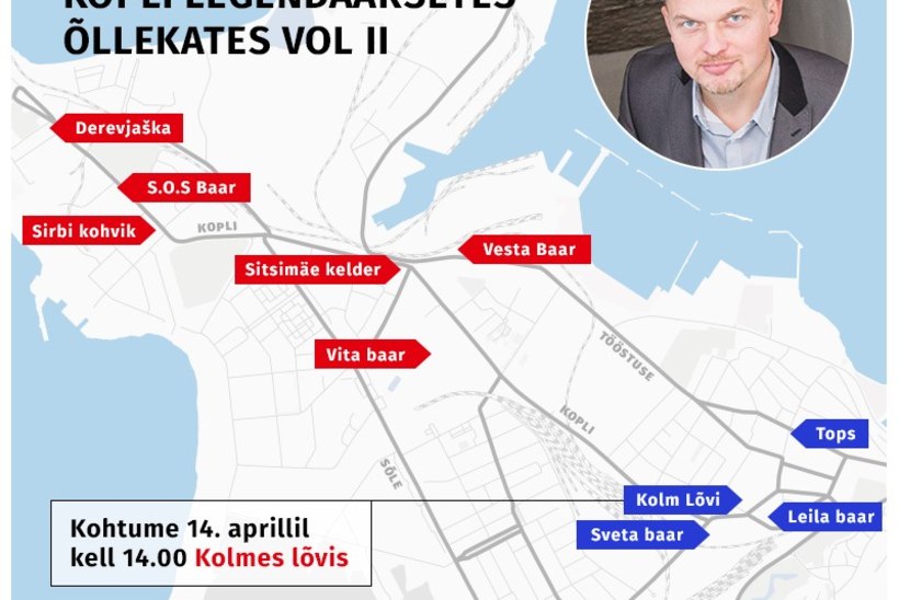 VIDEO | Kalamaja baarituur koos Jaak Juske, Juku-Kalle Raidi ja Õhtulehega