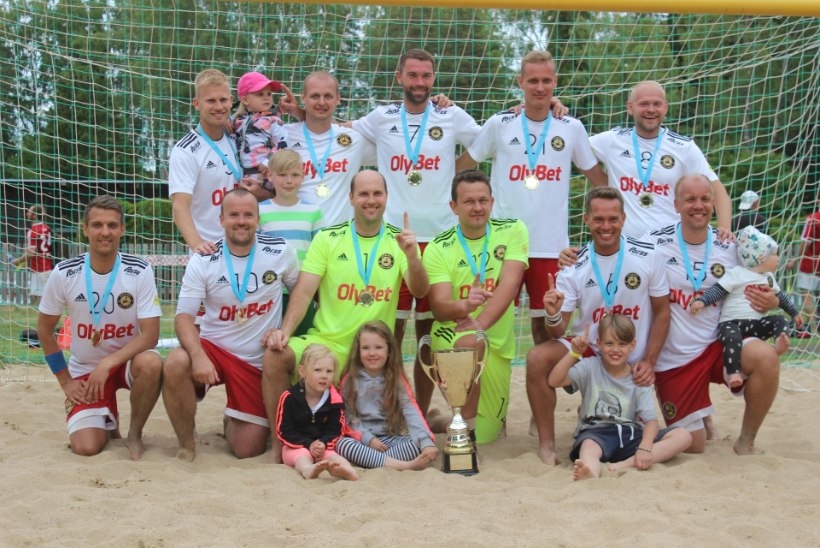 Nõmme BSC OlyBet krooniti rannajalgpalli Eesti karikavõitjaks