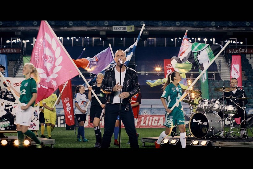 VIDEO | Black Velveti esimeses muusikavideos teeb kaasa Eesti jalgpallurite koorekiht