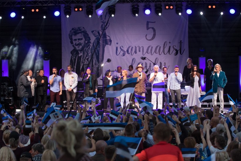 GALERII | Ivo Linna pani kontserdil „5 isamaalist laulu“ rahva rõkkama