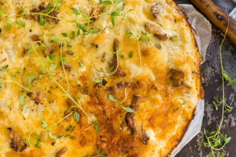 RETSEPT | Küpseta juustune lillkapsa-kukeseene-quiche