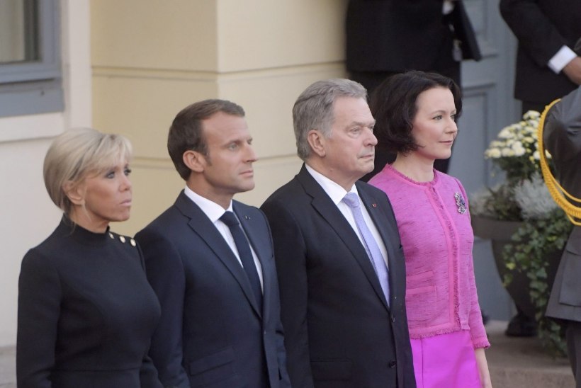 FOTOD | Macron saabus koos abikaasaga Soome