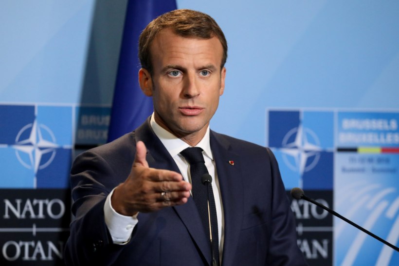 Macron: minu meelest kogeme hetkel NATO ajusurma