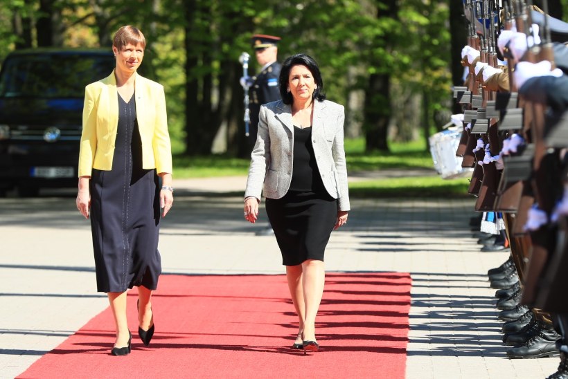 GALERII | Eestisse visiidile tulnud Gruusia riigipea kohtus Kadriorus president Kaljulaidiga