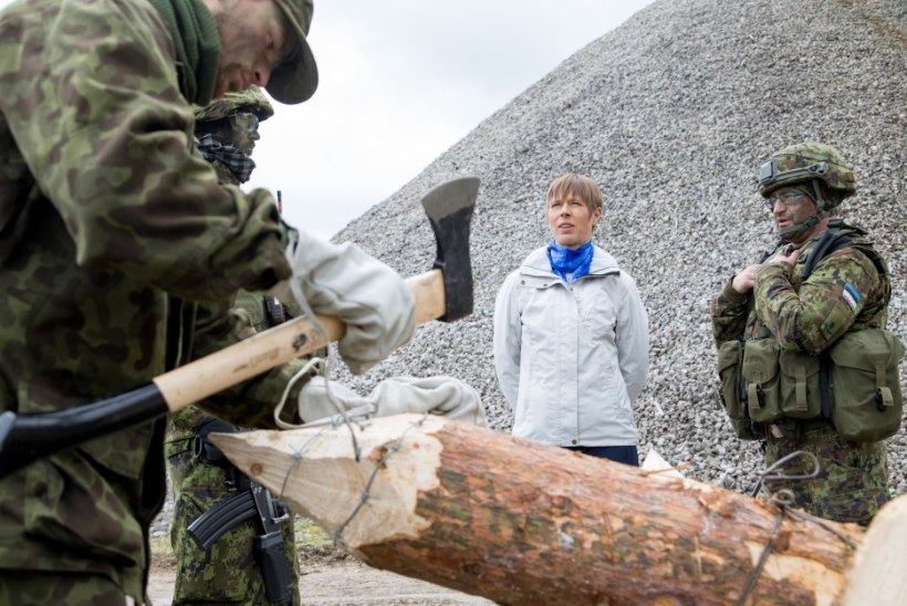VIDEO JA GALERII | President Kaljulaid külastas Kevadtormil osalevaid üksusi