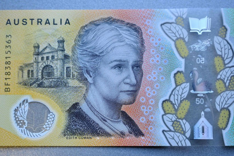 VÄIKE APSAKAS: Austraalia uuel rahatähel ilutseb kirjaviga