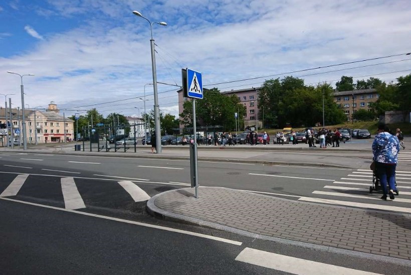 PILTUUDIS | Kuhu tramm jäi? Inimesed ootavad trammi, mis laulupeo tõttu ei sõida