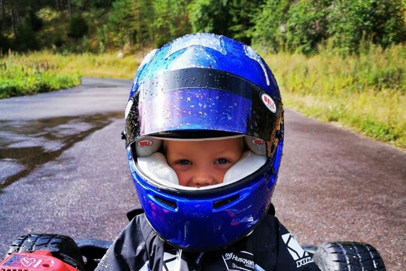 VAHVA VIDEO JA FOTOD | Kimi Räikköneni neljaaastane poeg sõidab juba isa jälgedes