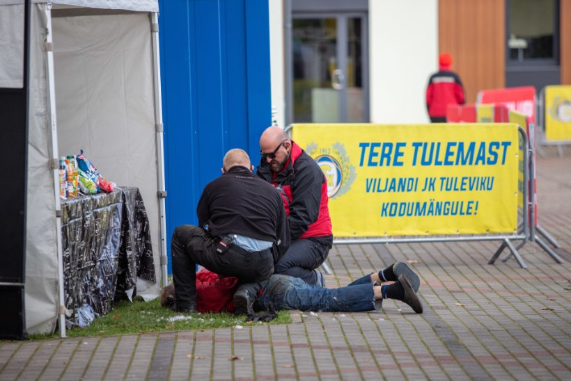 72AASTANE JALKAFÄNN: kaks kappi kargasid selga ja surusid peaga vastu maad!