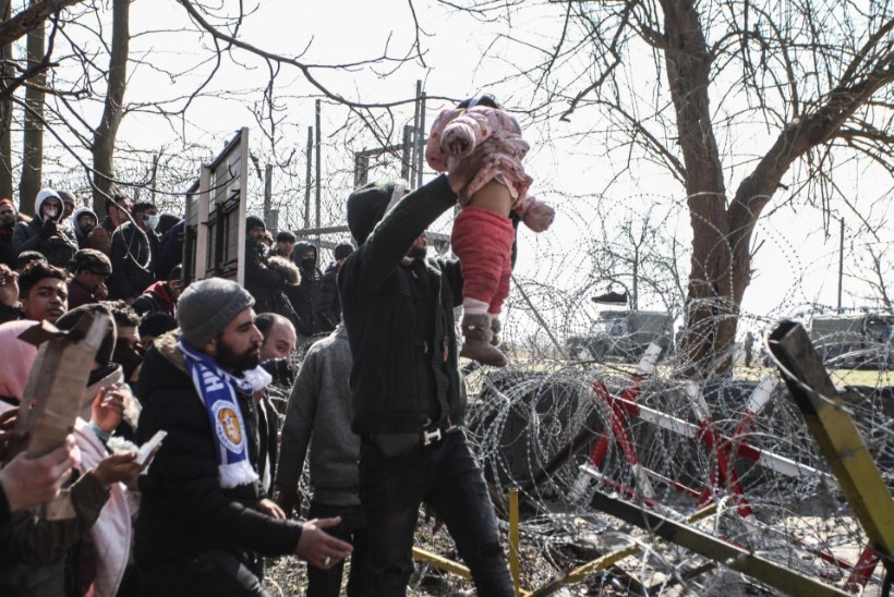 „MERKEL, AITA!“ Tuhanded põgenikud tahavad ületada Türgi-Kreeka piiri