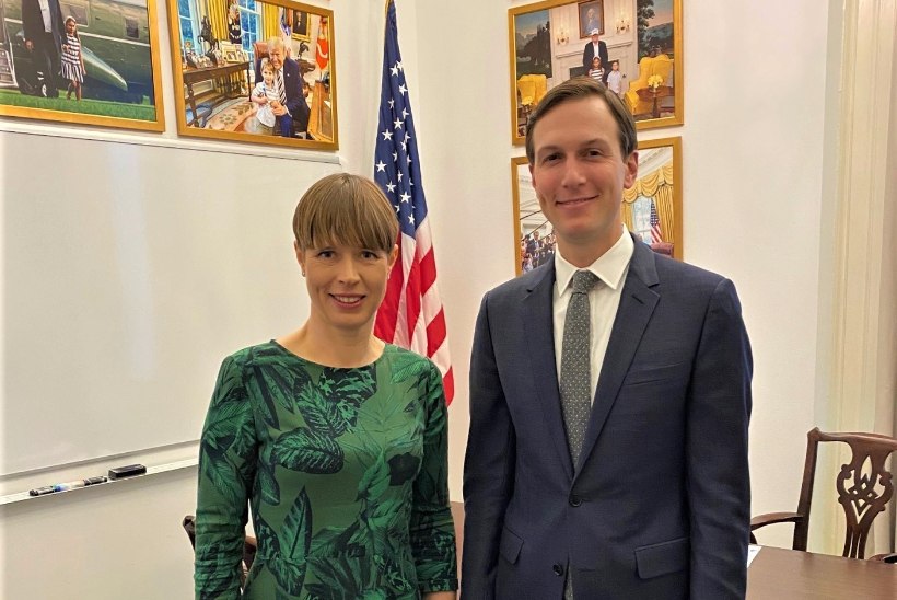 FOTOD | President Kaljulaid kohtus president Trumpi tütre ja väimehega