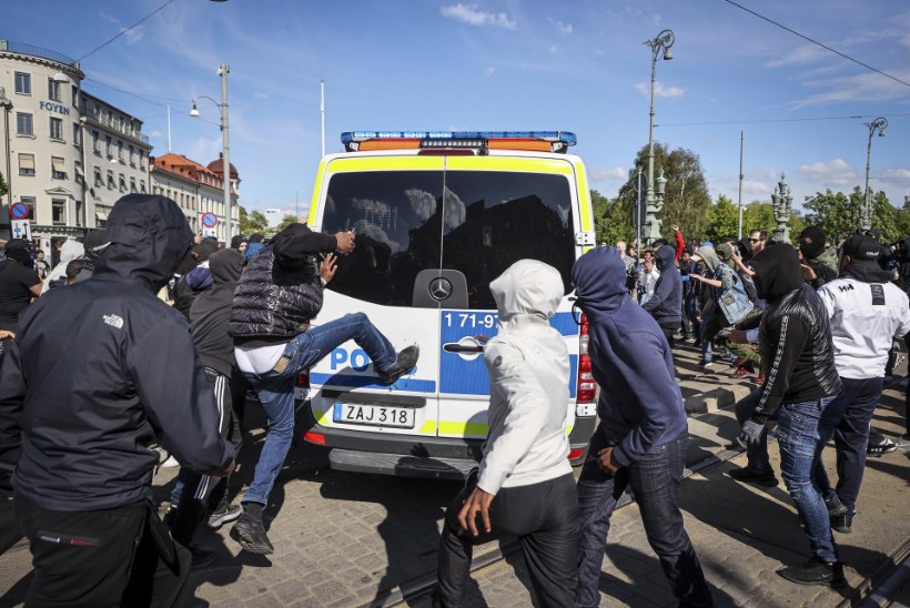 Göteborgis toimunud rassismivastane meeleavaldus muutus vägivaldseks