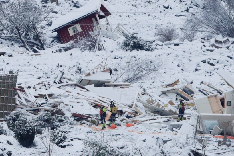 FOTOD | SUUR MAALIHE NORRAS: päästjad on leidnud seitse hukkunut, endiselt otsitakse ellujäänuid
