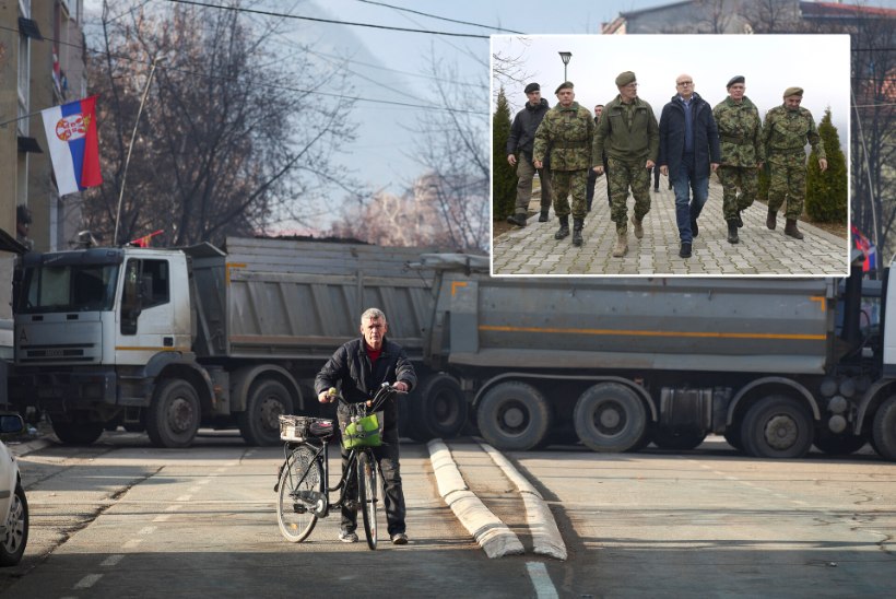 ÄREV OLUKORD: Serbia viis armee täielikku lahinguvalmidusse, Kosovo põhjaosas kerkivad teetõkked