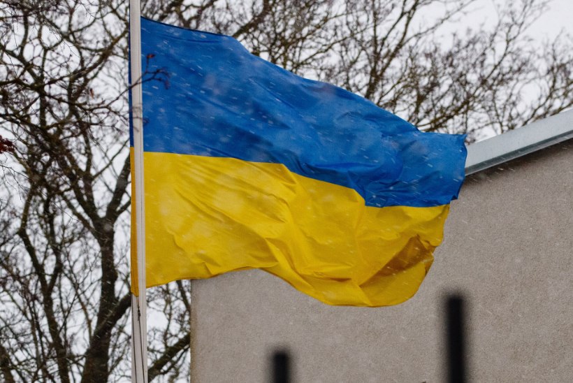 Põlva keskväljakult varastati Ukraina lipp