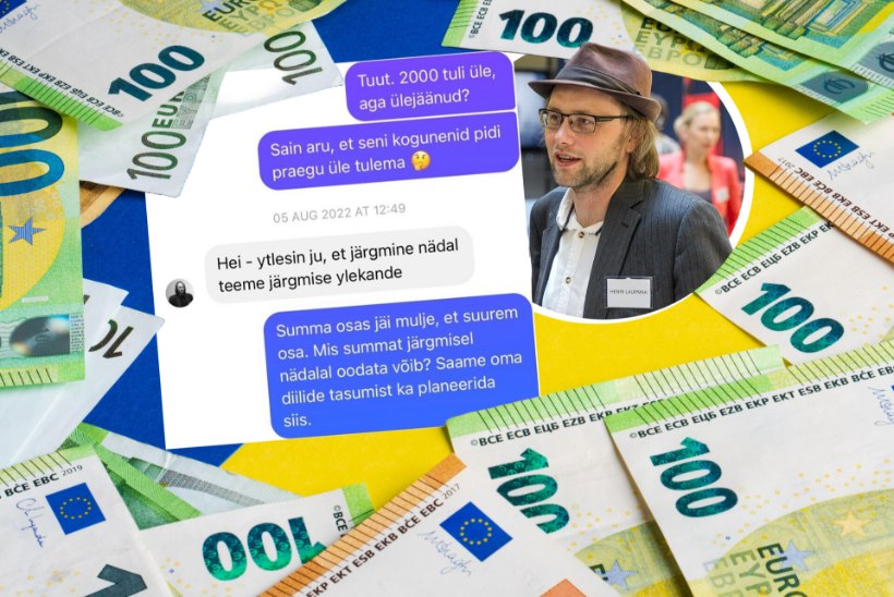 „ILMSELGELT VARASTAS TA RAHA ÄRA.“ Henri Laupmaa pole ikka veel annetusi välja maksnud