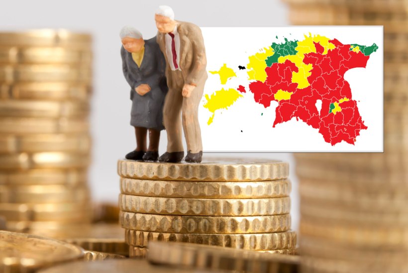 KAARDID | HOOLDEREFORMI EBAVÕRDNE RAHAJAGAMINE JÄTKUB: pooled kohalikud omavalitsused saavad riigilt minimaalse 379 eurot kuus eaka kohta, mõni aga üle 900 euro