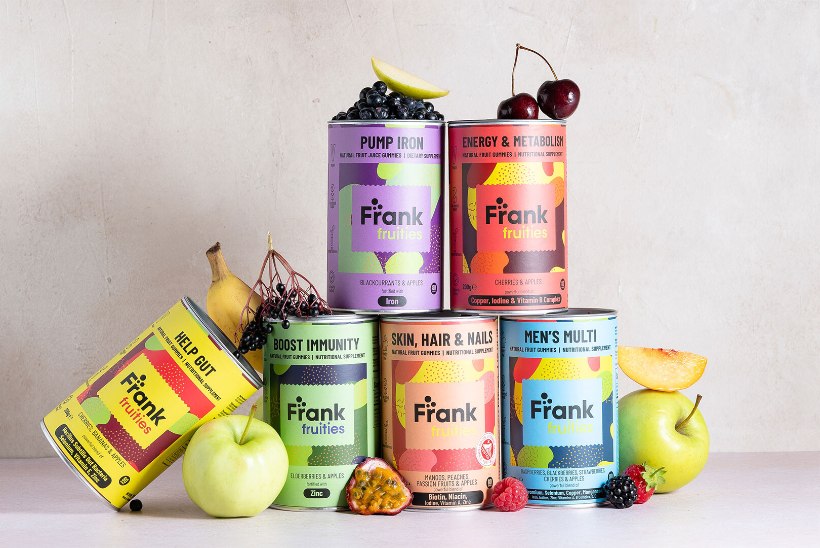 Nutikas valik jõulupakki: mahlased FRANK Fruities vitamiinikommid