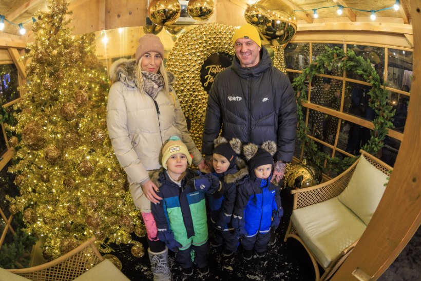 JÕULUNE GALERII | Tuntud näod käisid peredega uudistamas äsja avatud Tallinna jõuluturgu