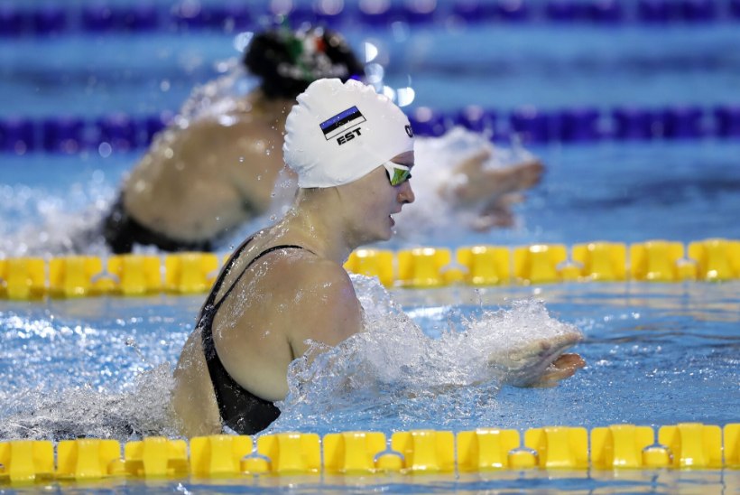 VÕIMAS: taas Eesti rekordit parandanud Eneli Jefimova jõudis teise ajaga finaali. Treener: ujumises on ta praegu kiireim naine!