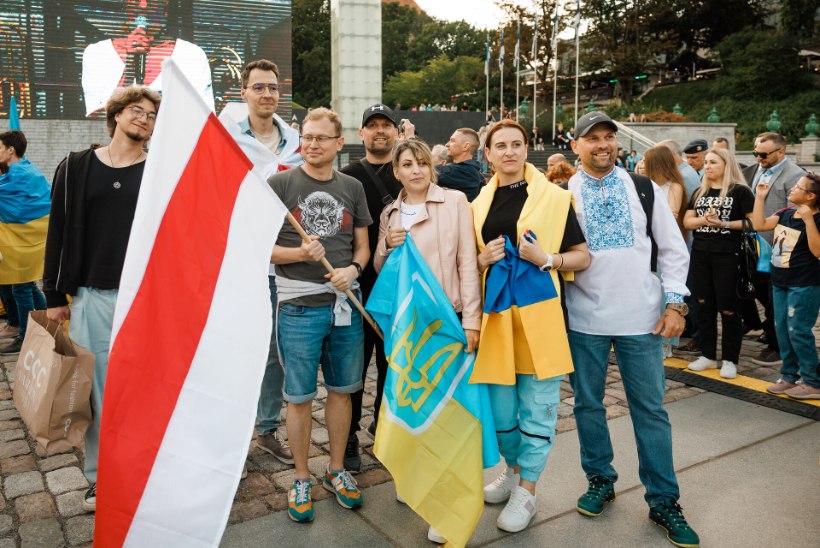 GALERII | Eestis elavad ukrainlased said südamlikult oma igatsetud kodumaa iseseisvuspäeva tähistada