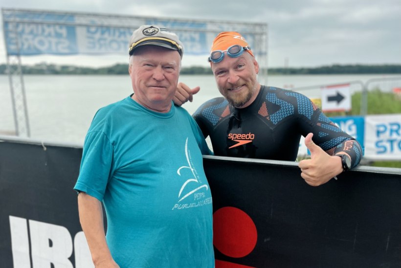VIDEO RASKEST FINIŠIST | Jüri Muttika katkestas Ironman 70.3 võistluse, kuid õppis poja nimel ujuma. „Tõestasin, et ka selili saab Harku järve distantsi läbida! Mis sitasti, see uuesti!“
