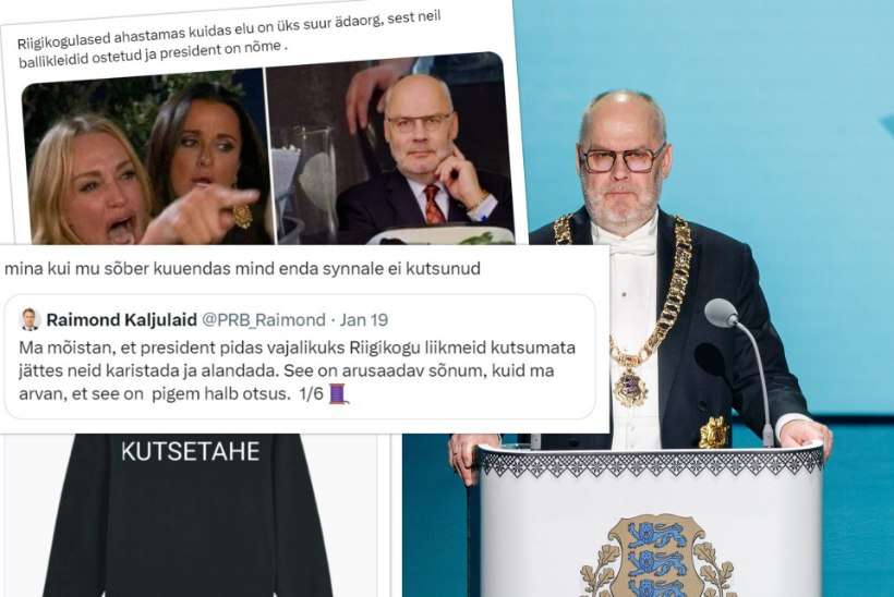 SÄUTSUTORM | Rahvas presidendiballi kutsest ilmajäänutele kaasa ei tunne