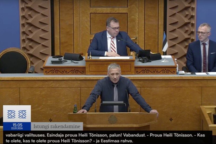 VIDEO | ÜHEMEHESTREIK?! Kalle Grünthal vallutas riigikogu kõnetooli