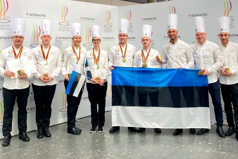 EDUKAS AVAPAUK: Eesti kokkade võistkond naasis olümpialt hõbeda ja pronksiga