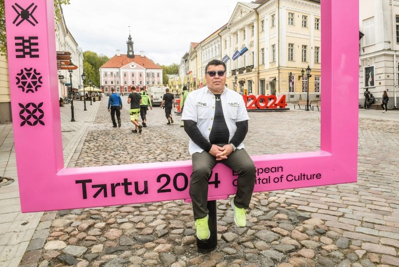 FOTOD | Tartu on mattunud roosadesse ja lilladesse toonidesse, kultuuripealinn ootab kleidis habemikku ja grupisuudlust