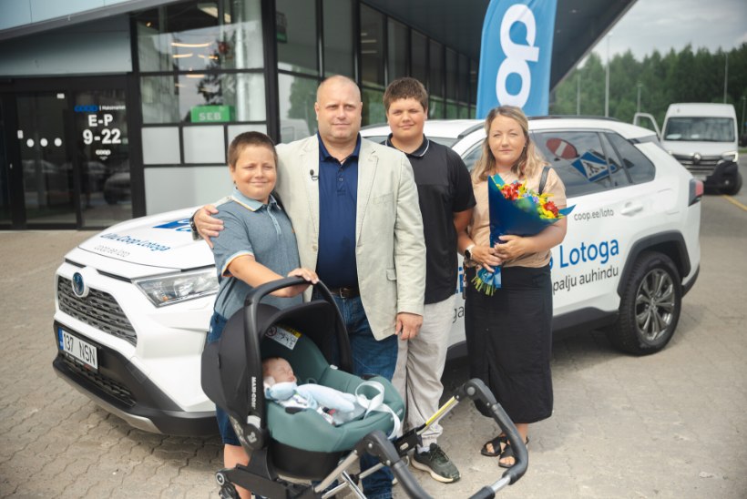 Äsja kolmanda poja isaks saanud Paide päästeametnik võitis Coop Loto 67. võiduauto!