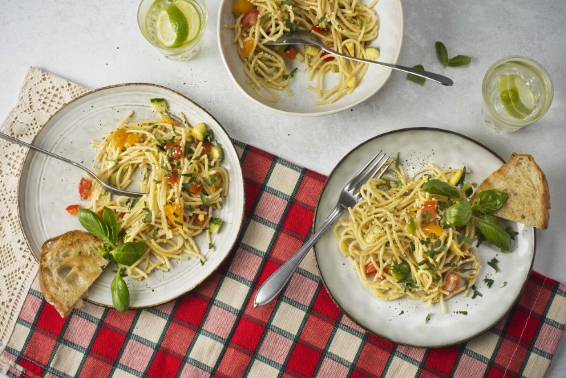 KIIRE JA TOITEV EINE | Spageti-köögiviljasalat