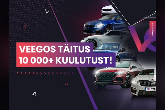 VEEGO: maagiline kümne tuhande kuulutuse piir ületatud!