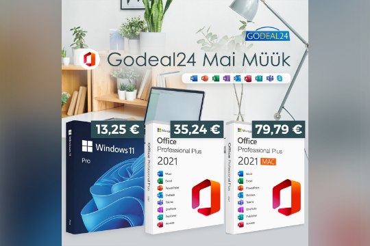 Täienda oma arvutitarkvara Microsoft Office 2021 ja Windows 11-ga vaid 10 euro eest!